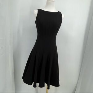 Calvin Klein Black Midi Dress Modern Classic Little Black Dress Quiet Luxury
